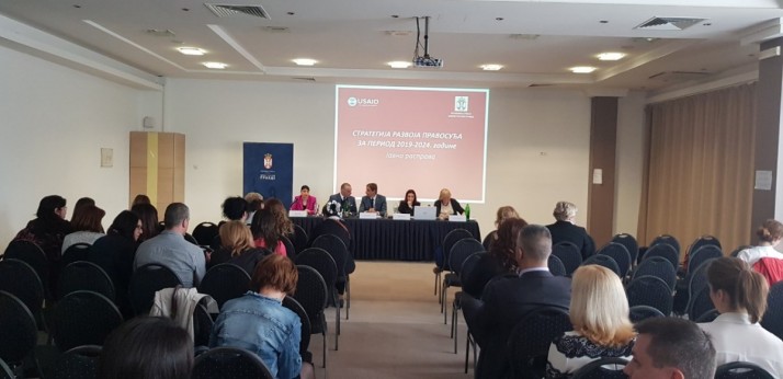 Održan okrugli sto o radnom tekstu Strategije razvoja pravosuđa za period 2019-2024. godine u Kragujevcu - 1