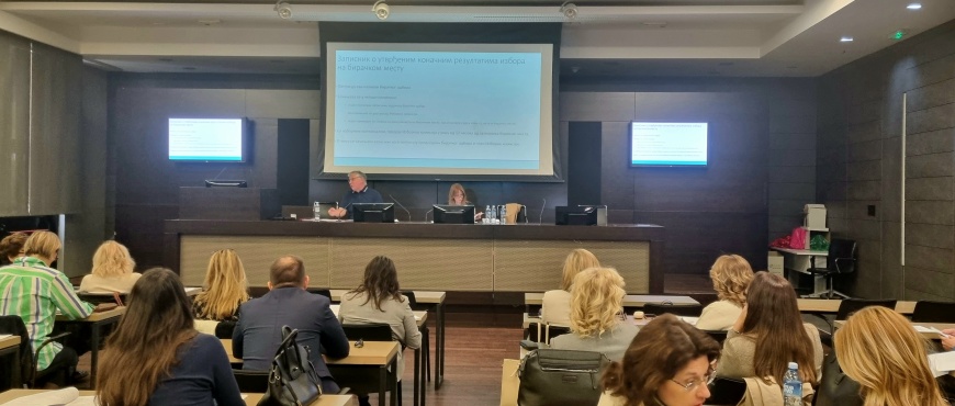 Obuka za članove i zamenike članova biračkih odbora za izbor Visokog saveta sudstva