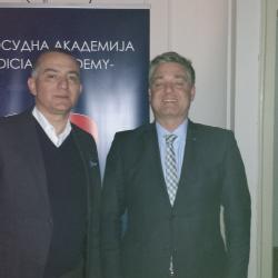 Direktor Pravosudne akademije Nenad Vujić sastao se danas sa šefom Misije Saveta Evrope u Beogradu, Tobiasom Flesenkemperom-2