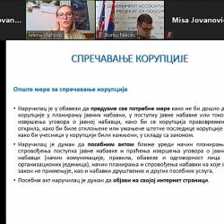 01-02. april 2021. godine – Obuka u oblasti javnih nabavki za predstavnike Posebnih odeljenja za suzbijanje korupcije Viših javnih tužilaštava i Odeljenja za borbu protiv korupcije MUP Republike Srbije-7