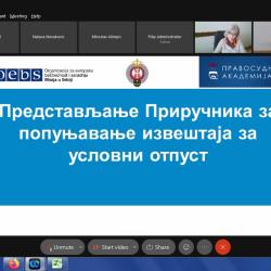 Представљање Приручника за попуњавање извештаја за условни отпуст - новосадска апелација-8