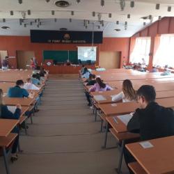 У току је полагање писменог дела пријемног испита XII генерације полазника