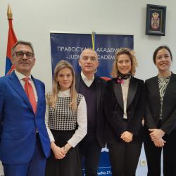 The new Secretary General of the European Judicial Training Network visits the Judicial Academy on the 2nd