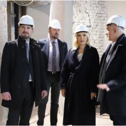Minister of Justice Maja Popović and Director of the Judicial Academy Nenad Vujić toured the works on the building where the Judicial Academy should be located