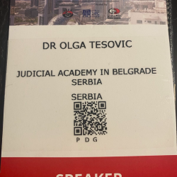 Dr. Olga Tešović, participated in the international conference in Dubai called "Global Perspectives on Court Administration" - picture 4