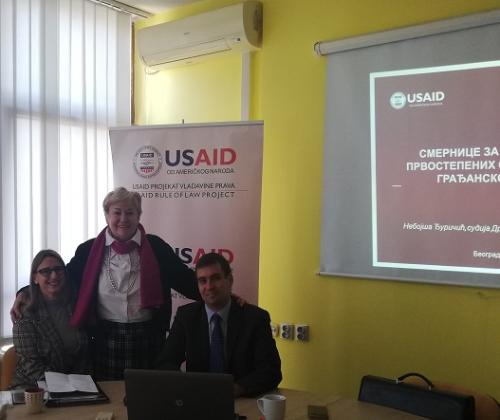 Novi Sad, obuka 13. decembar, 2019 - “Izrada nacrta prvostepenih sudskih odluka iz građanske materije“
