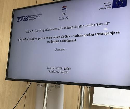 Seksualno i drugo rodno zasnovano nasilje u predmetima ratnih zločina