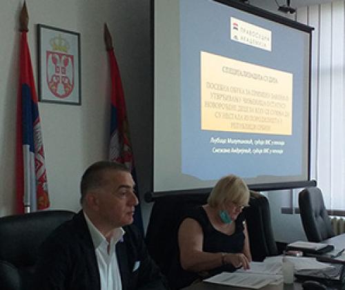 Specijalizovana obuka sudija po Zakonu o utvrđivanju činjenica o statusu novorođene dece za koju se sumnja da su nestala iz porodilišta u Republici Srbiji
