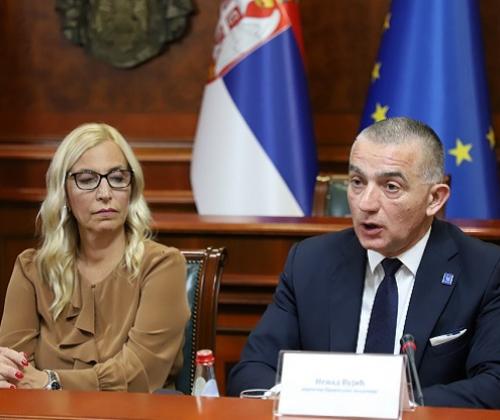 Maja Popović, Minister of Justice and Nenad Vujić, Director of the Academy