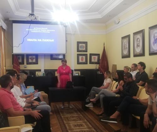 Novi Sad, training on "Minors as perpetrators of criminal acts and minors injured by a criminal act"