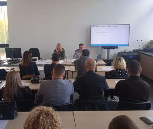 Обука за чланове и заменике чланова бирачких одбора за избор Високог савета судства