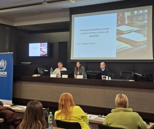 Provision of free legal aid to persons at risk of statelessness