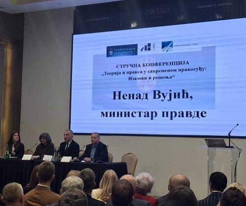 Professional conference "Theory and practice in modern justice - Challenges and solutions